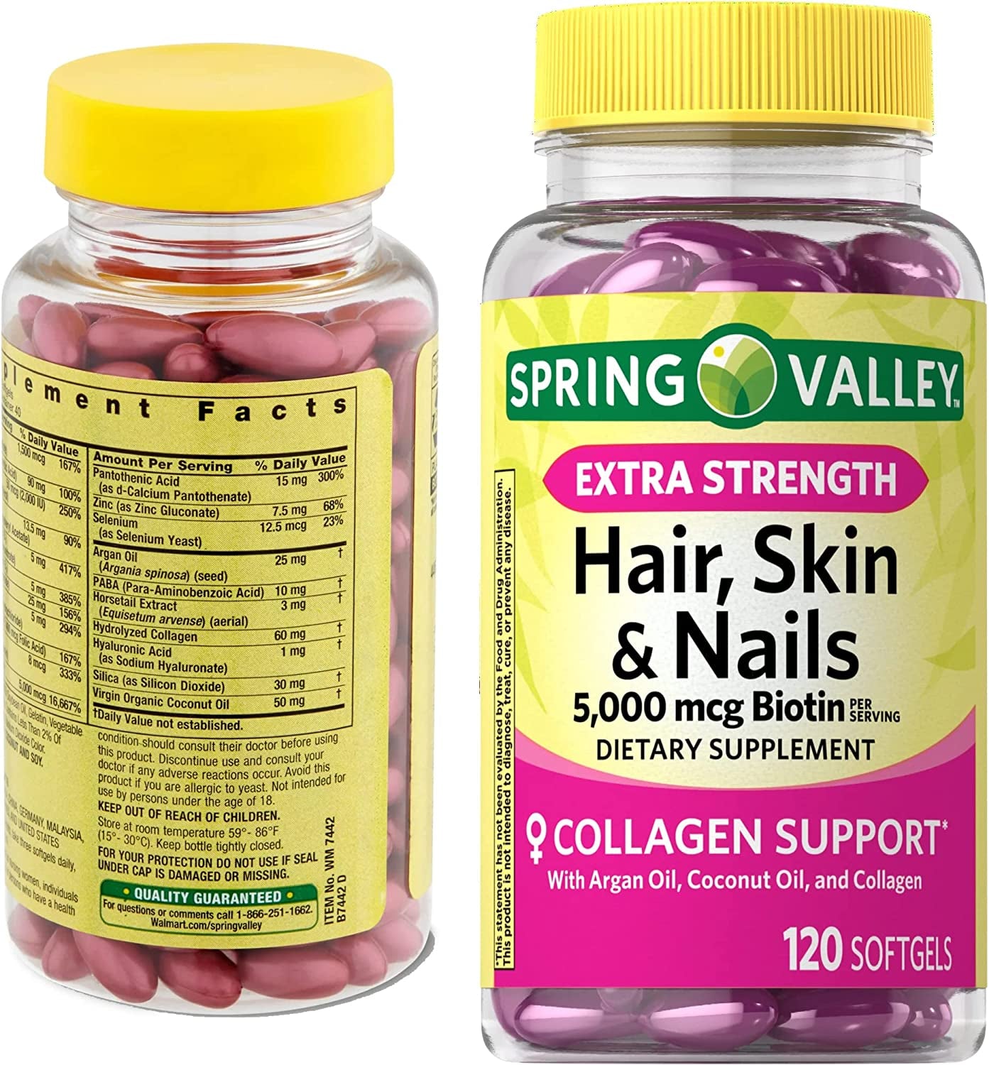 Revitalize Your Beauty with 'S. Includes Luall Sticker + Hair, Skin & Nails Dietary Supplement