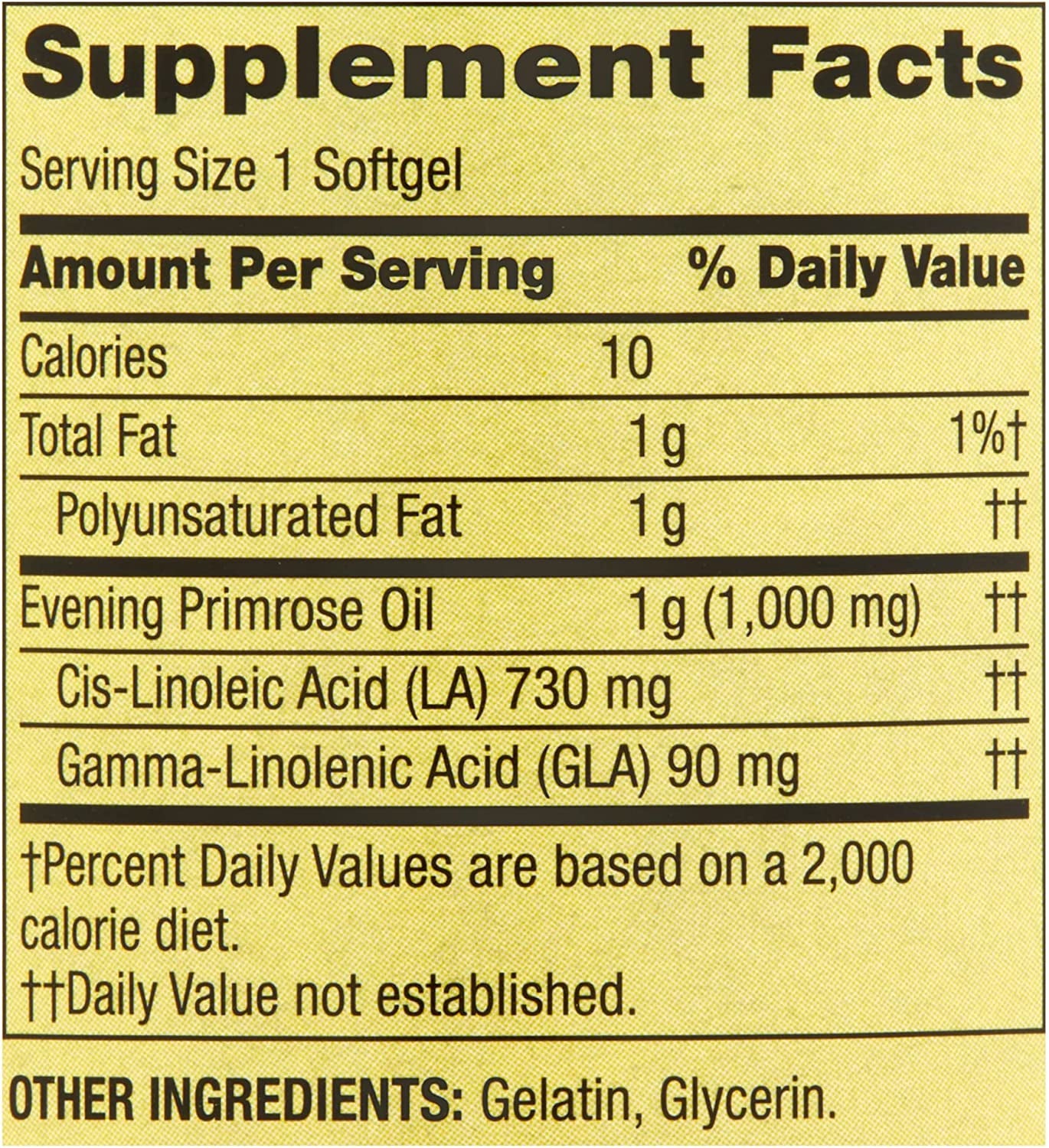 Omega-6 Fatty Acid for Women'S Health: Women'S Health Evening Primrose Oil Softgels, 1000Mg, 75 Count + Luall Sticker(1)