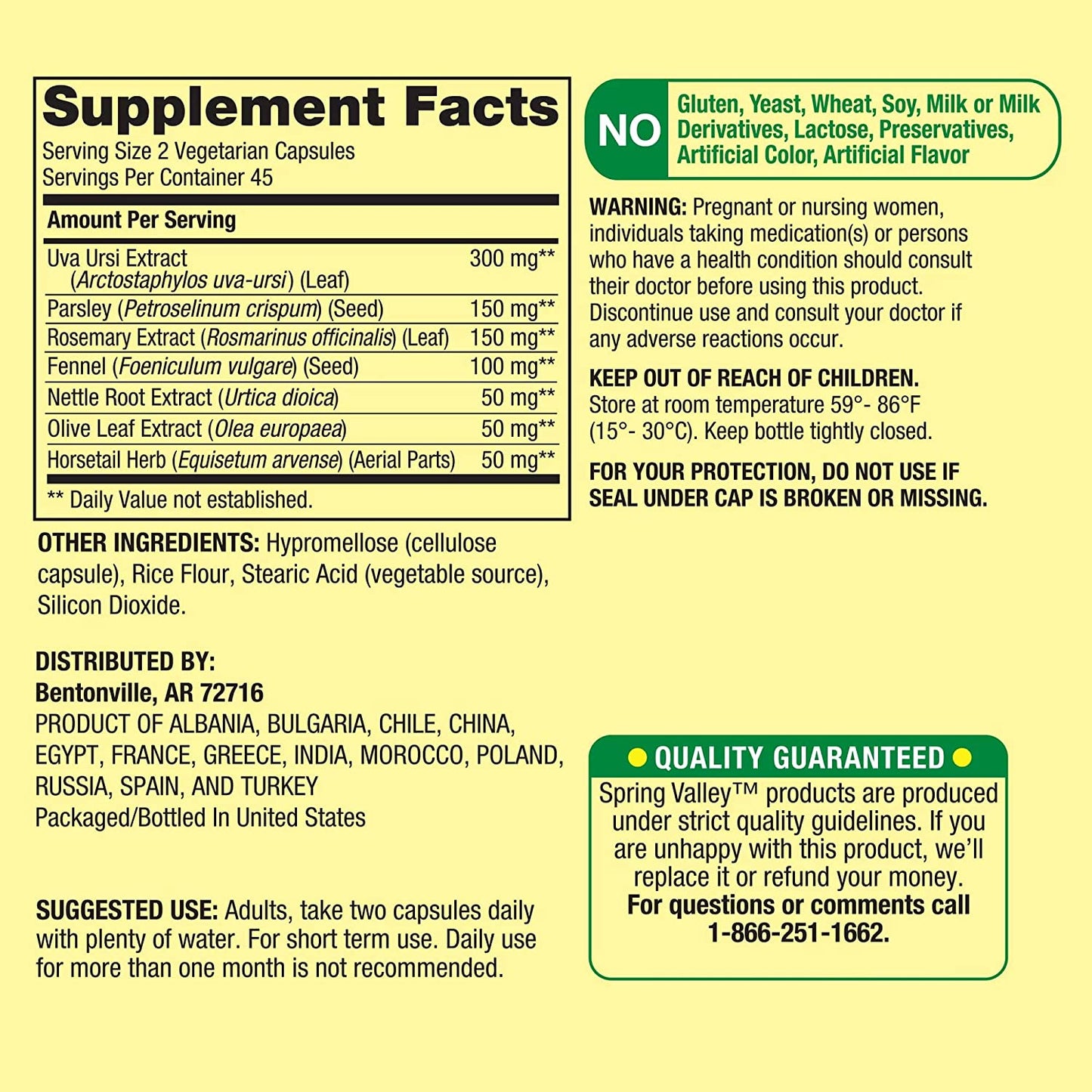 Improve Your Kidney Health with 90 Vegetarian Capsules - Safe and Natural Kidney Support Supplement - Promotes Healthy Urinary Tract Function. Includes Luall Sticker