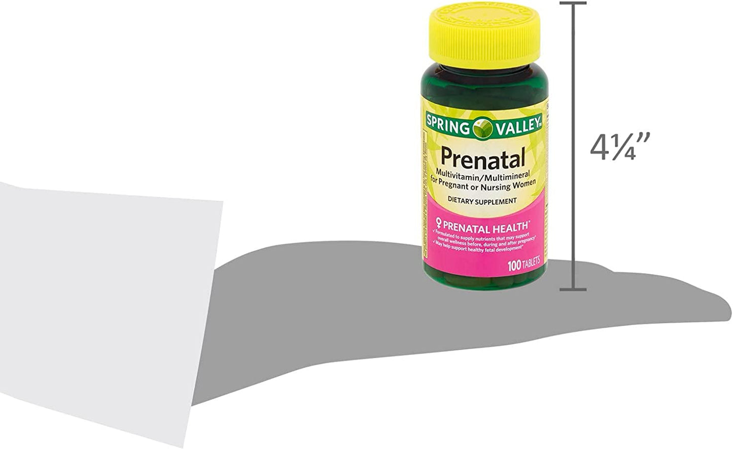 Prenatal Multivitamin - 100 Tablets of Essential Nutrients for You and Your Growing Baby. Includes Luall Sticker