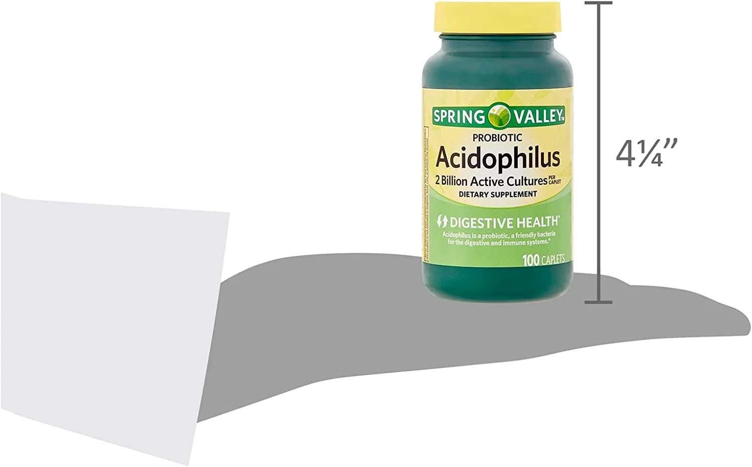 Boost Your Gut Health with  Probiotic Acidophilus Supplement - 100 Capsules for a Healthy Digestive System. Includes Luall Sticker