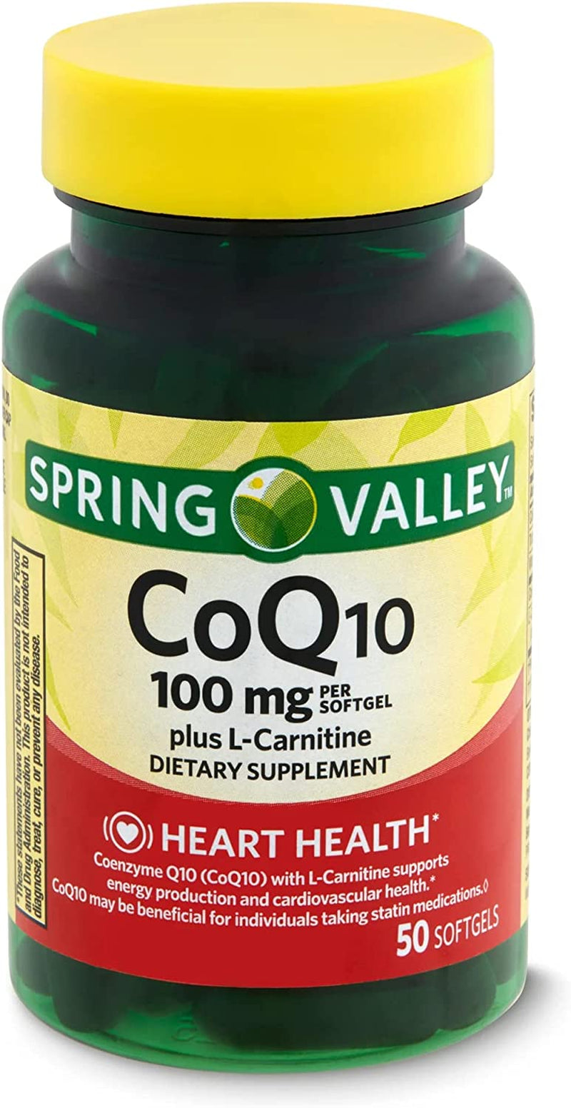 Coq10. Includes Luall Sticker +  Coq10 Rapid Release (Coq10, 100 Mg, 50 Softgels)