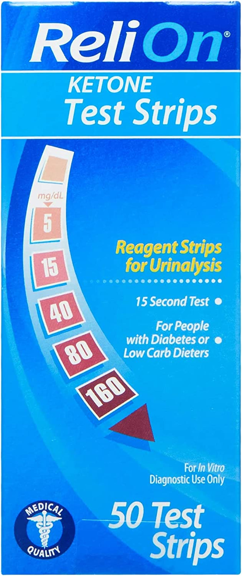 n Ketone Test Strips, 50 Count (Pack of 2) + Luall Sticker