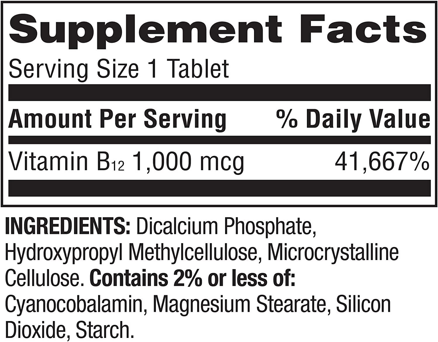 Vitamin B12, Supports Energy Metabolism. Includes Luall Sticker +  Vitamin B12 Timed-Release Tablets Dietary Supplement (1,000 Mcg, 60 Tablets)