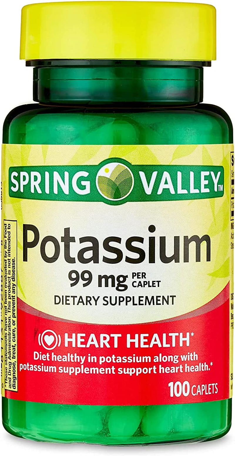 Potassium Caplets + Luall Fridge Magnetic (100)