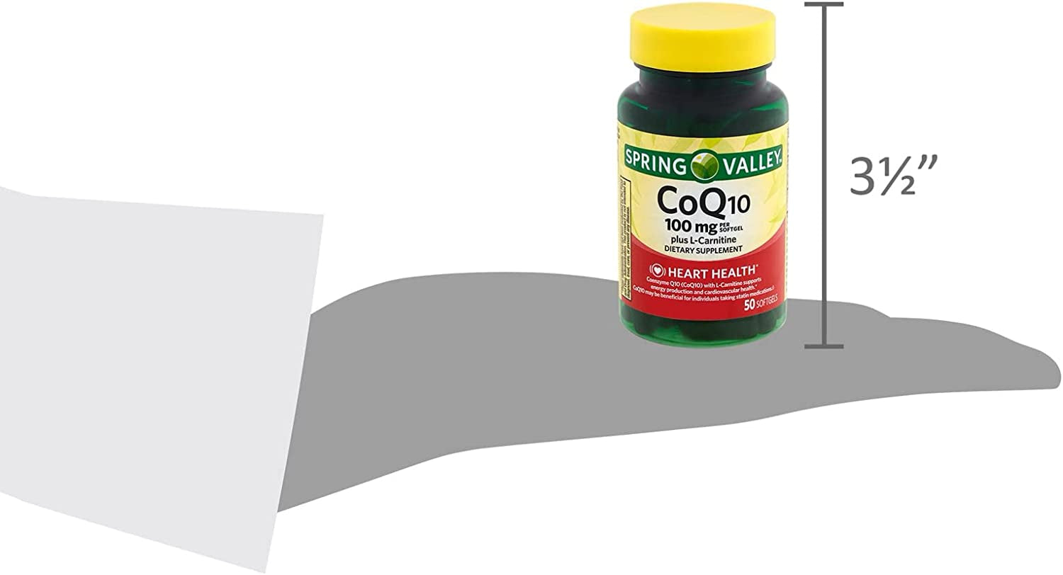 Coq10. Includes Luall Sticker +  Coq10 Rapid Release (Coq10, 100 Mg, 50 Softgels)