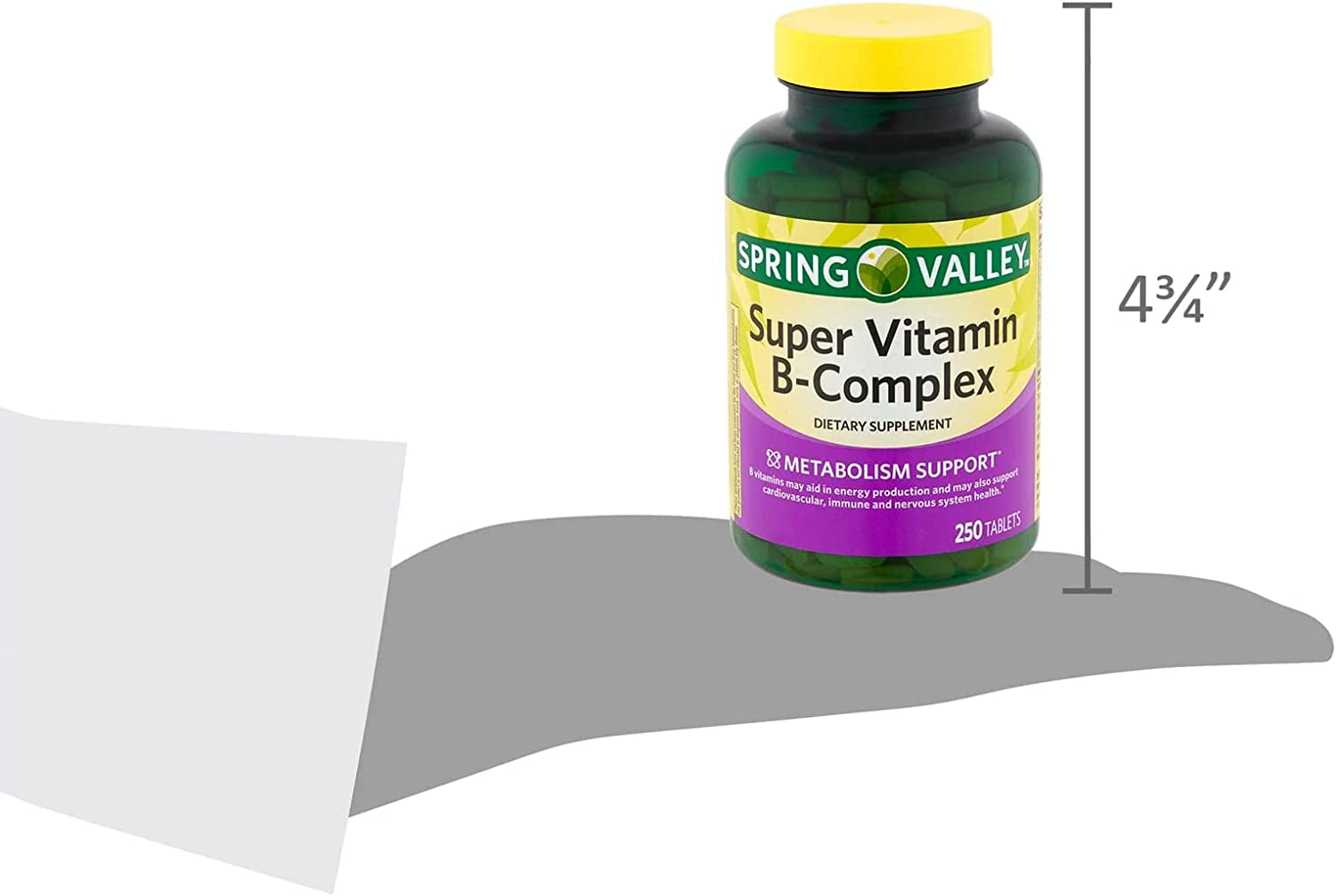 Super Vitamin B-Complex Tablets. Includes Luall Sticker +  Super Vitamin B-Complex Tablets Dietary Supplement (250 Tablets)