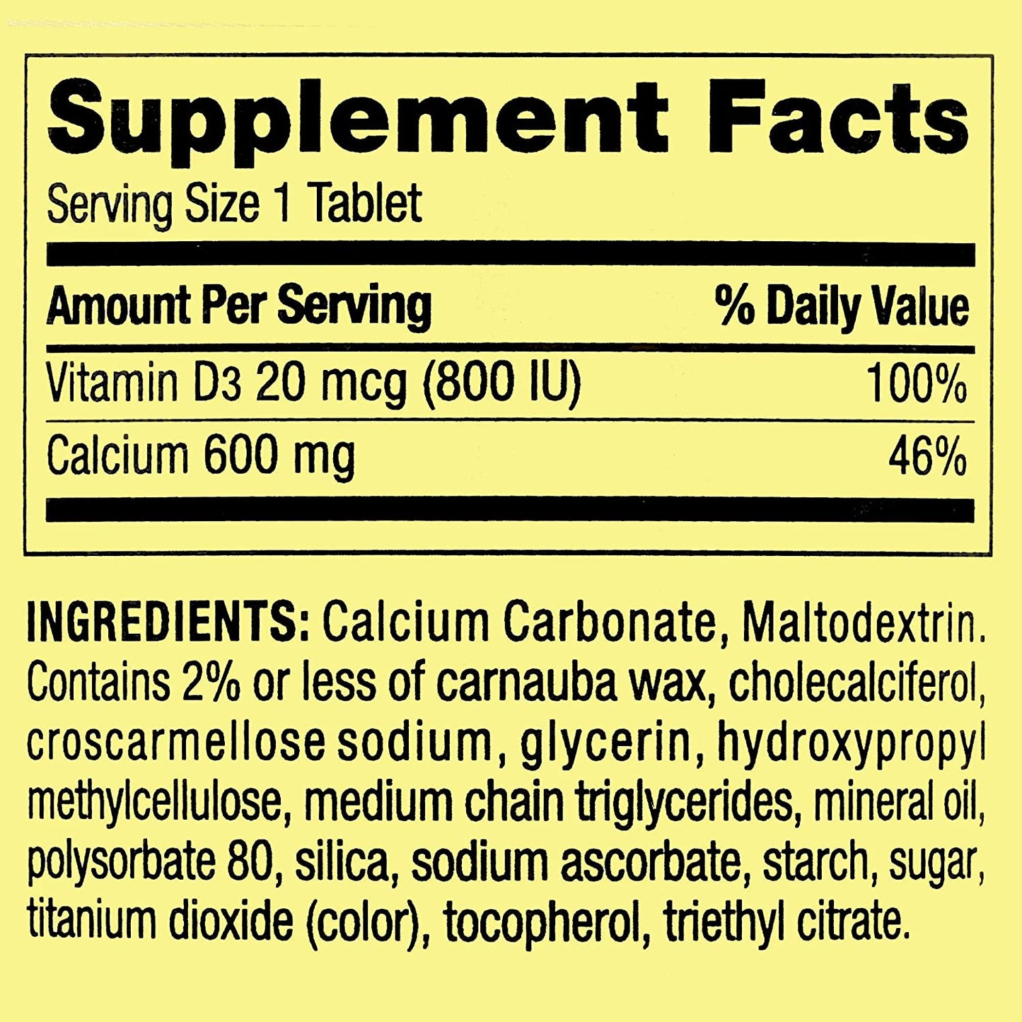 Calcium plus Vitamin D. Includes Luall Sticker +  Calcium plus Vitamin D Tablets Dietary Supplement, 600 Mg, 250 Coated Tablets