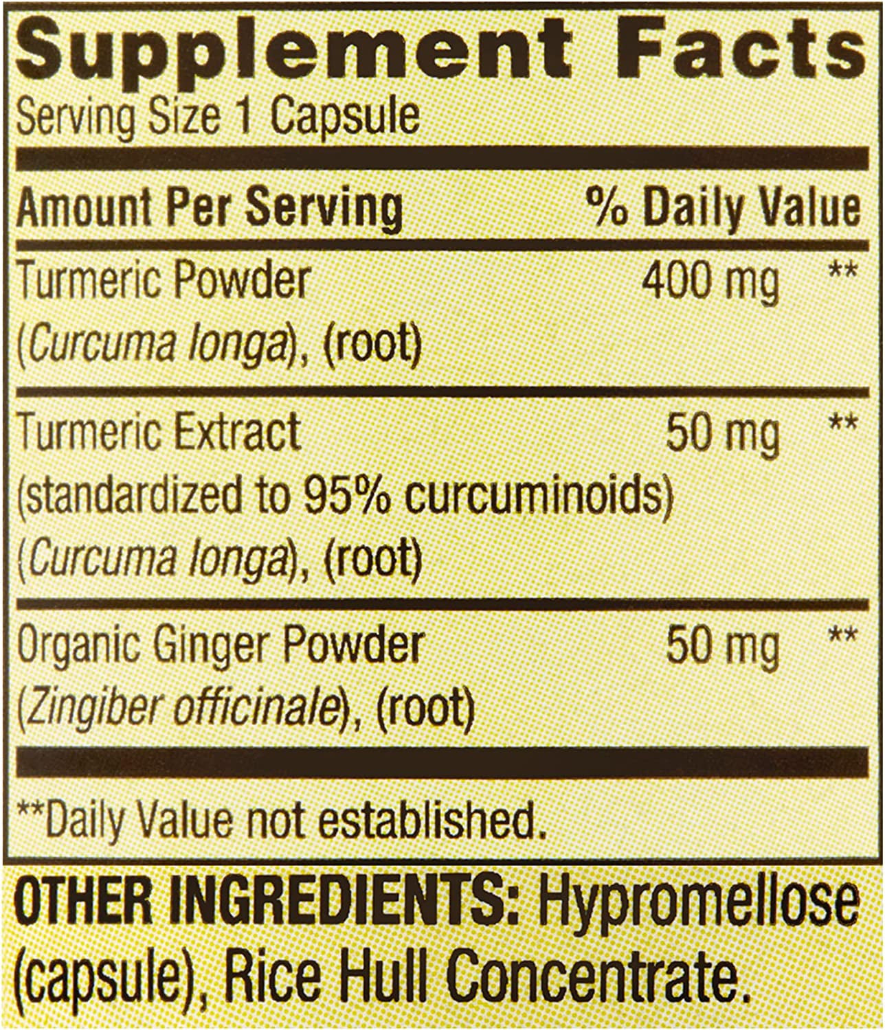 Spring Valley Turmeric Curcumin with Ginger Powder Dietary Supplement + Luall Sticker (Turmeric Curcumin with Ginger Powder 500 Mg, 90 Capsules)