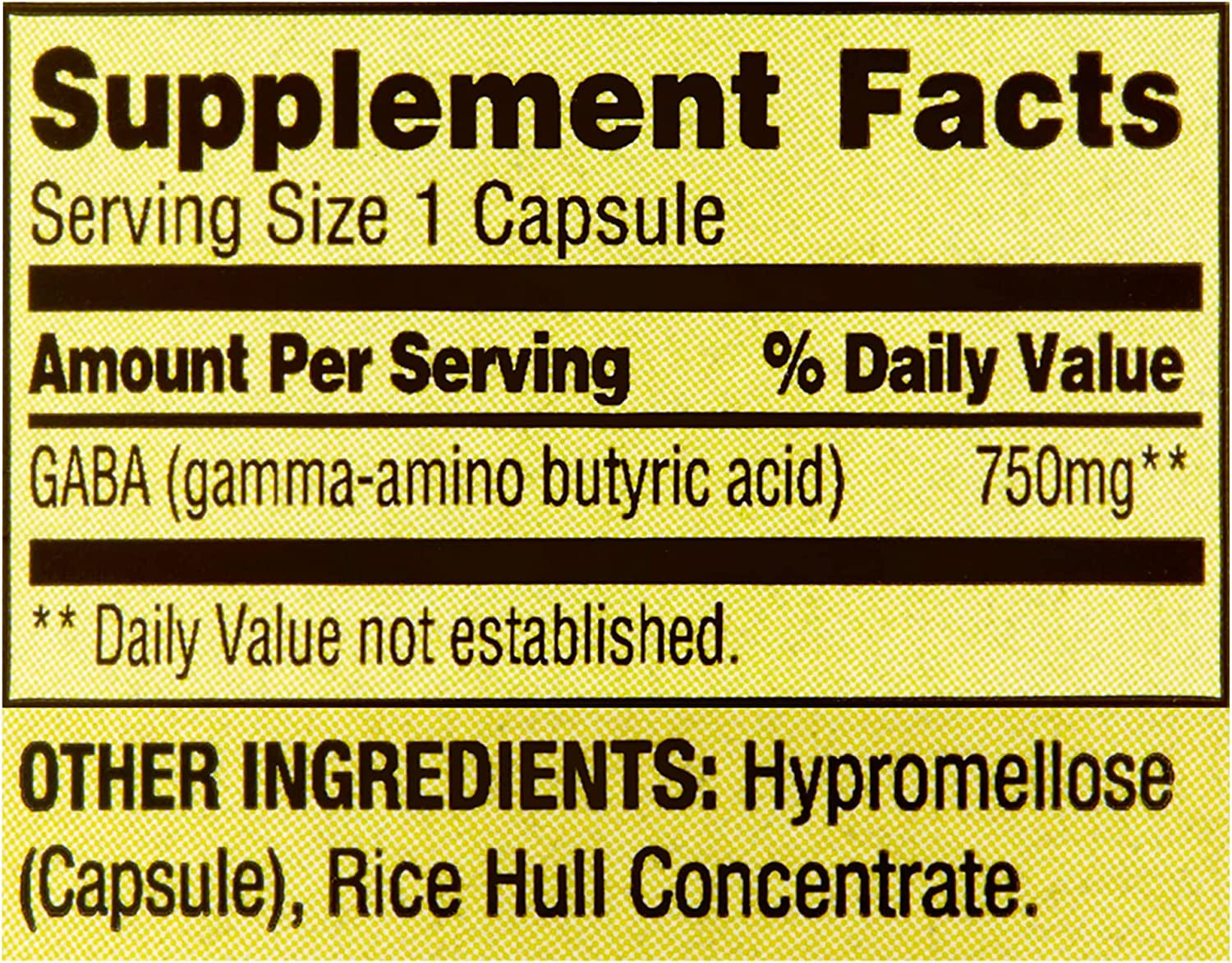 Calm and Relax: a Natural Supplement for Everyday Stress. Includes l Sticker + Spring Valley GABA Amino Acid Supplement 100 Count