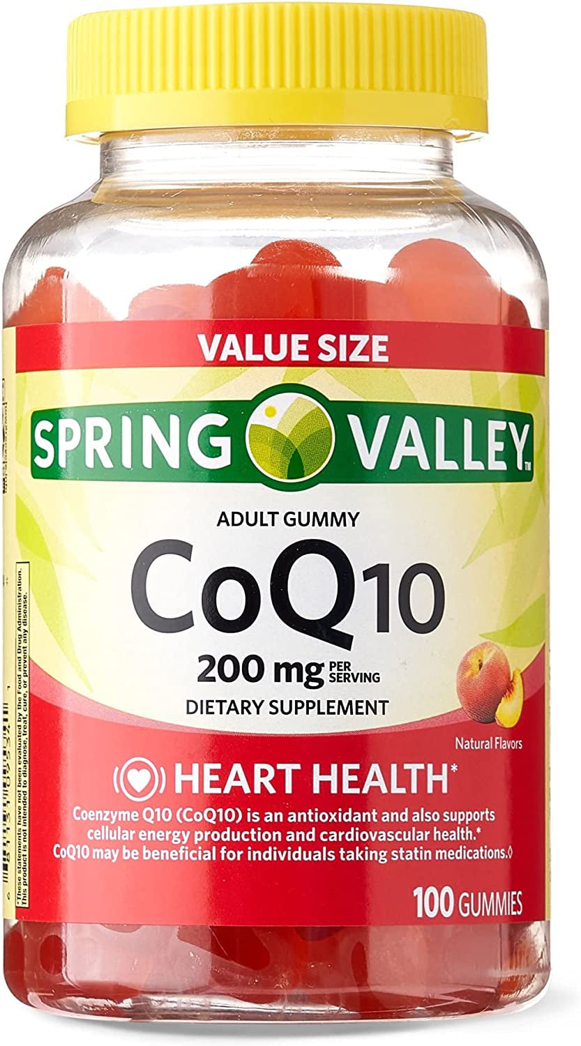 Coq10. Includes Luall Sticker +  Coq10 Rapid Release (Coq10, 200 Mg, 100 Gummies)