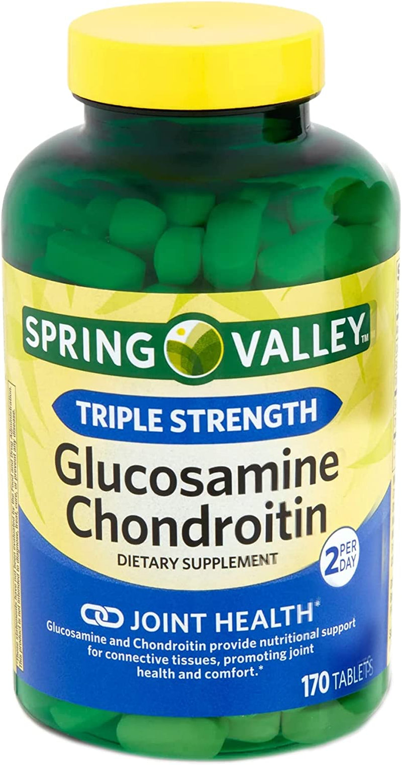 Supplement for Joint Health and Function. Includes Luall Sticker +  Triple Strength Glucosamine Chondroitin (Glucosamine Chondroitin Tablets 170 Count)