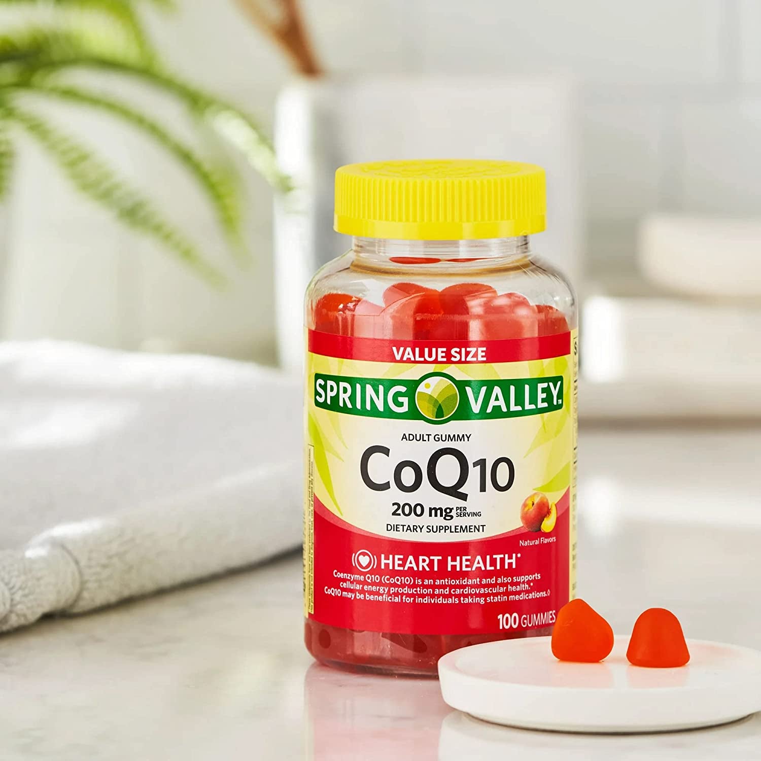 Coq10. Includes Luall Sticker +  Coq10 Rapid Release (Coq10, 200 Mg, 100 Gummies)