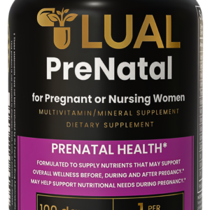 LUAL prenatal multivitamin with folic acid iron calcium and vitamin D3, 100 tablets